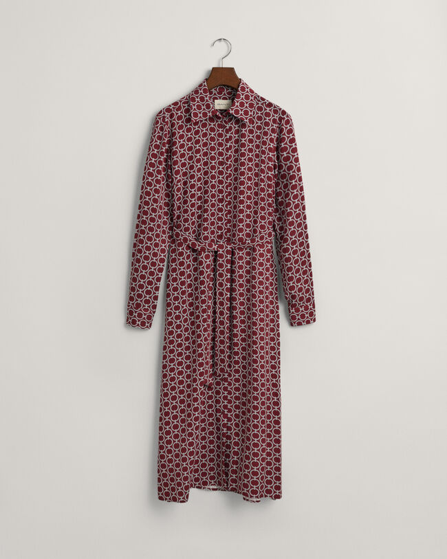 Robe-chemise slim fit Geometric