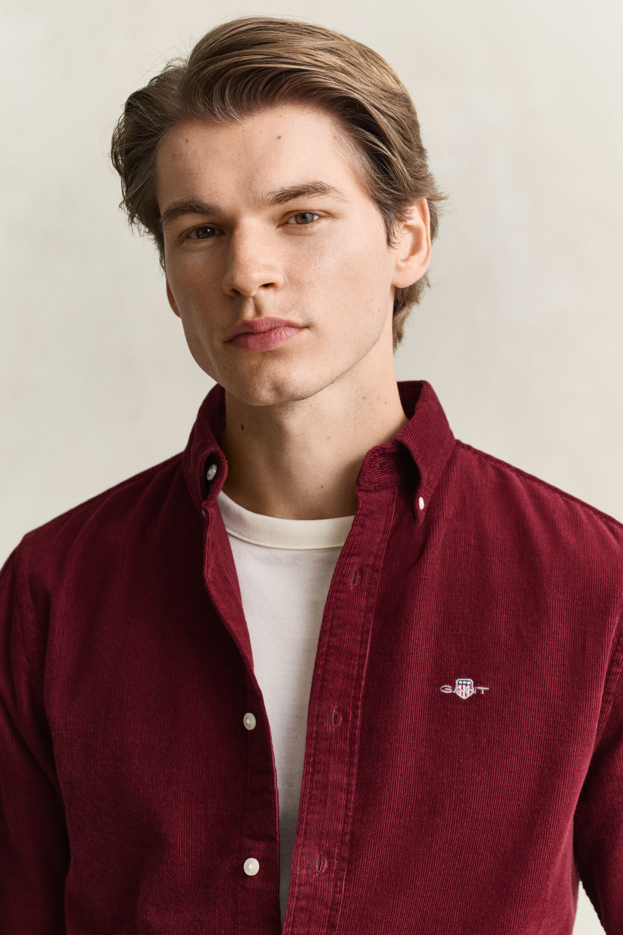 Chemise en velours côtelé
