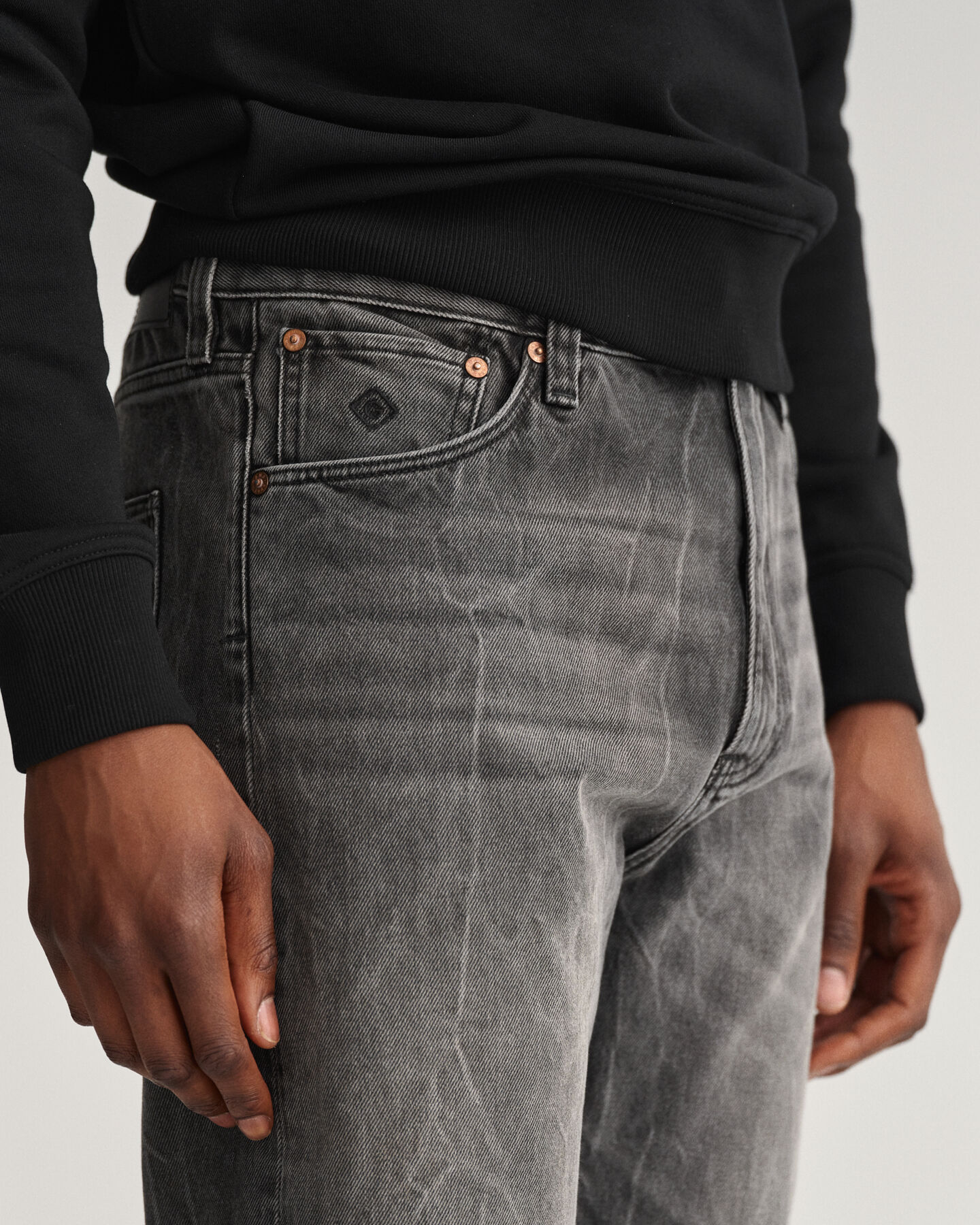 Jean slim fit en denim délavé vintage Hayes
