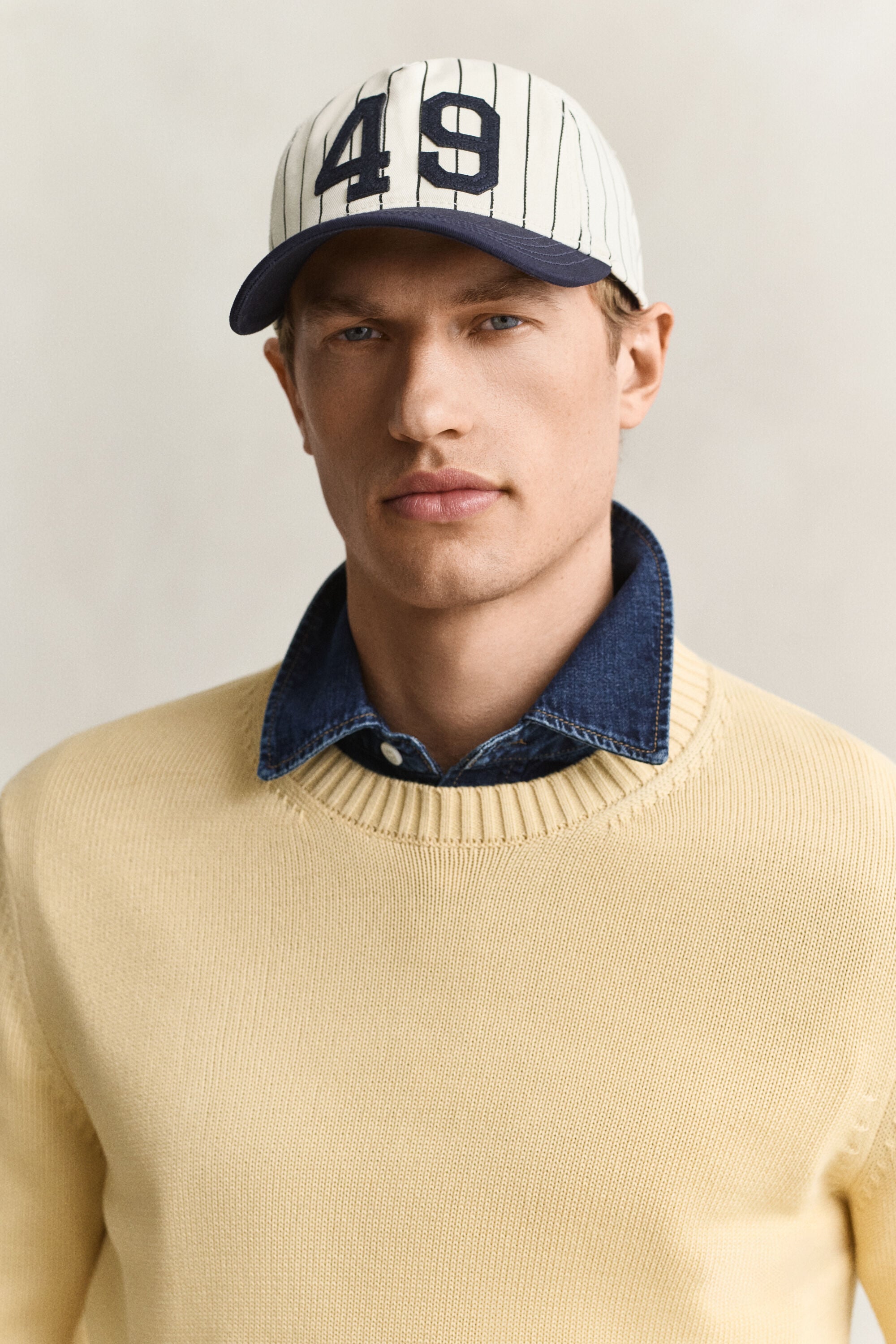 Casquette à rayures