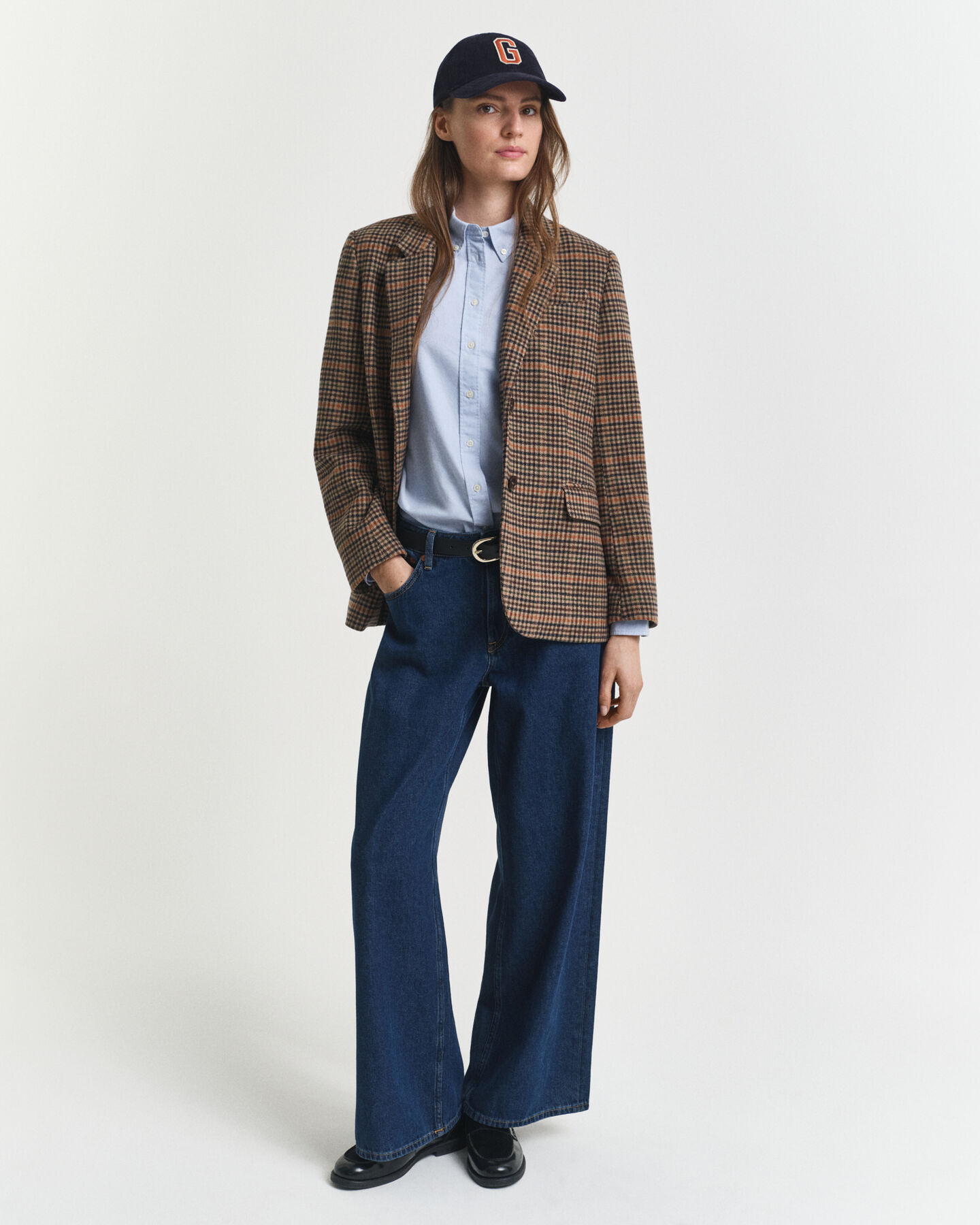 Chemise coupe regular en coton Oxford classique