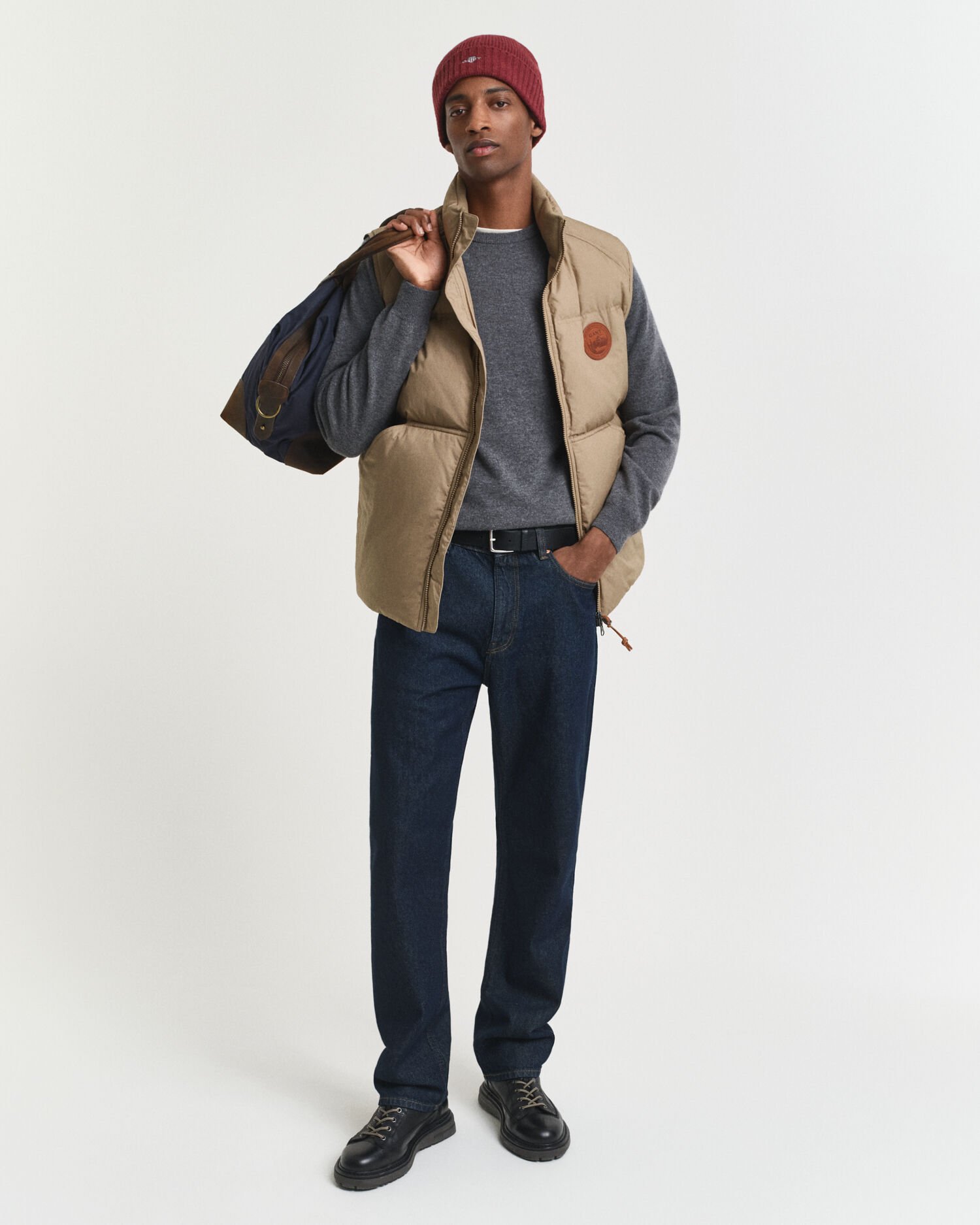 Pull col rond en laine d'agneau ultrafine