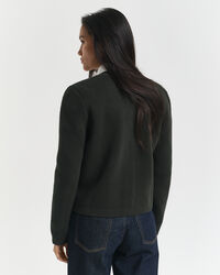 Cardigan en maille contrastante