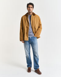 Pull col rond en laine mélangée moulinée