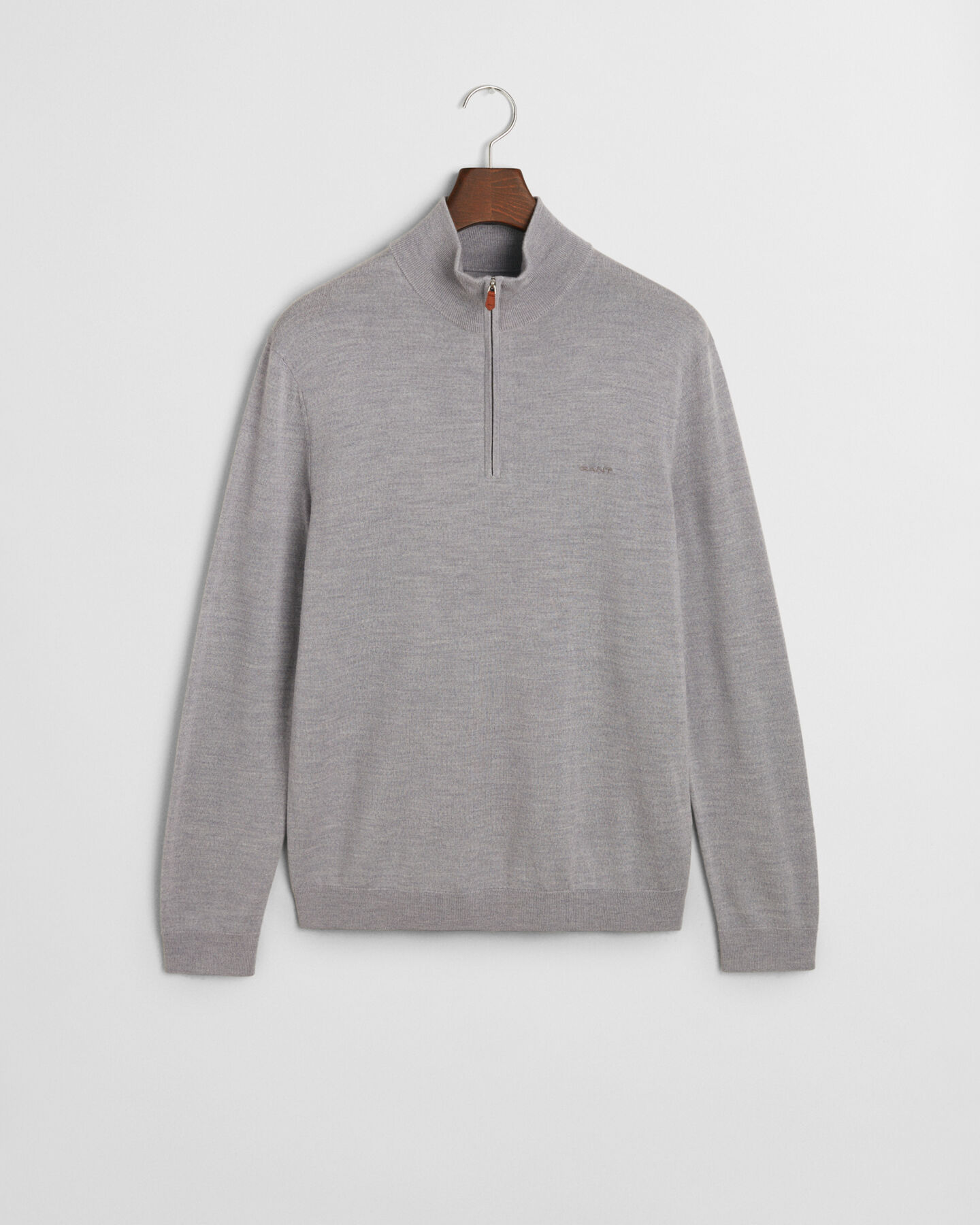 Pull &agrave; demi-zip en laine m&eacute;rinos extrafine