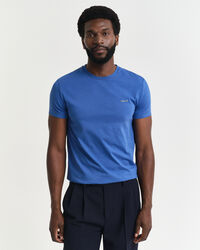 T-shirt contrastant Logo