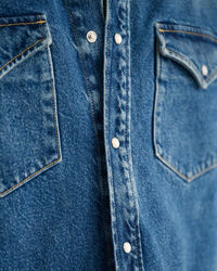 Chemise relaxed fit en denim Western