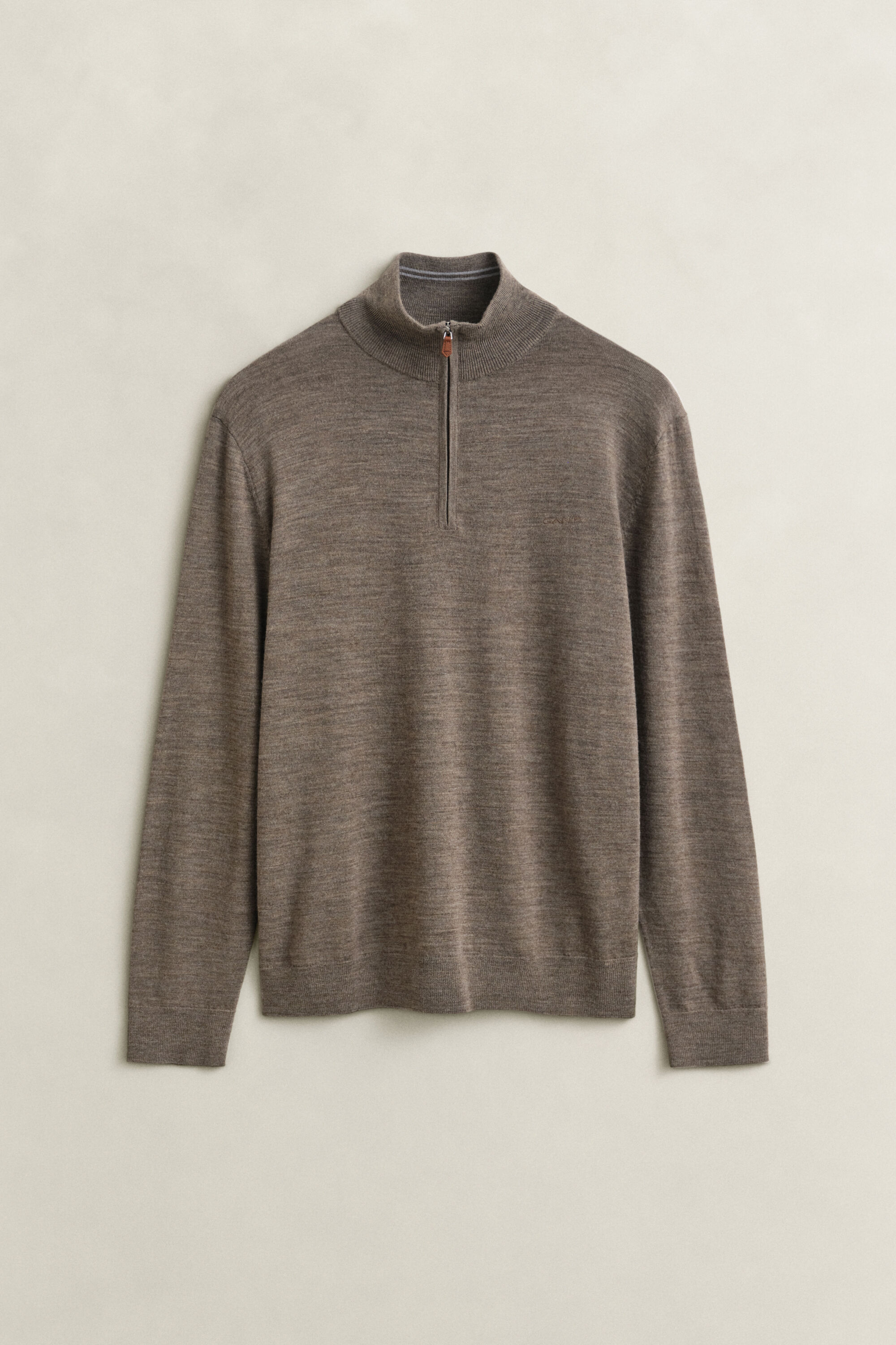 Pull à demi-zip en laine mérinos