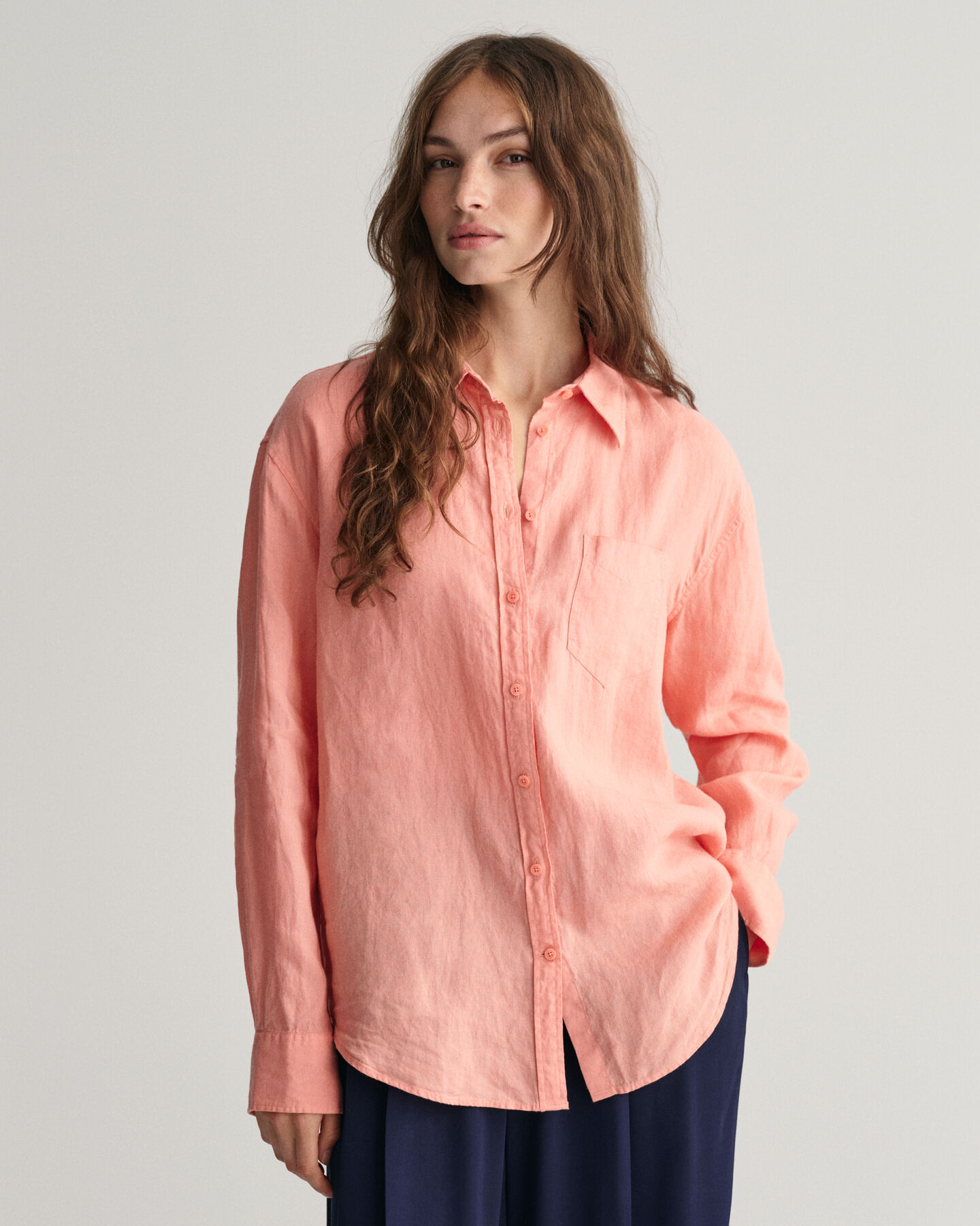 Chemise relaxed fit en lin