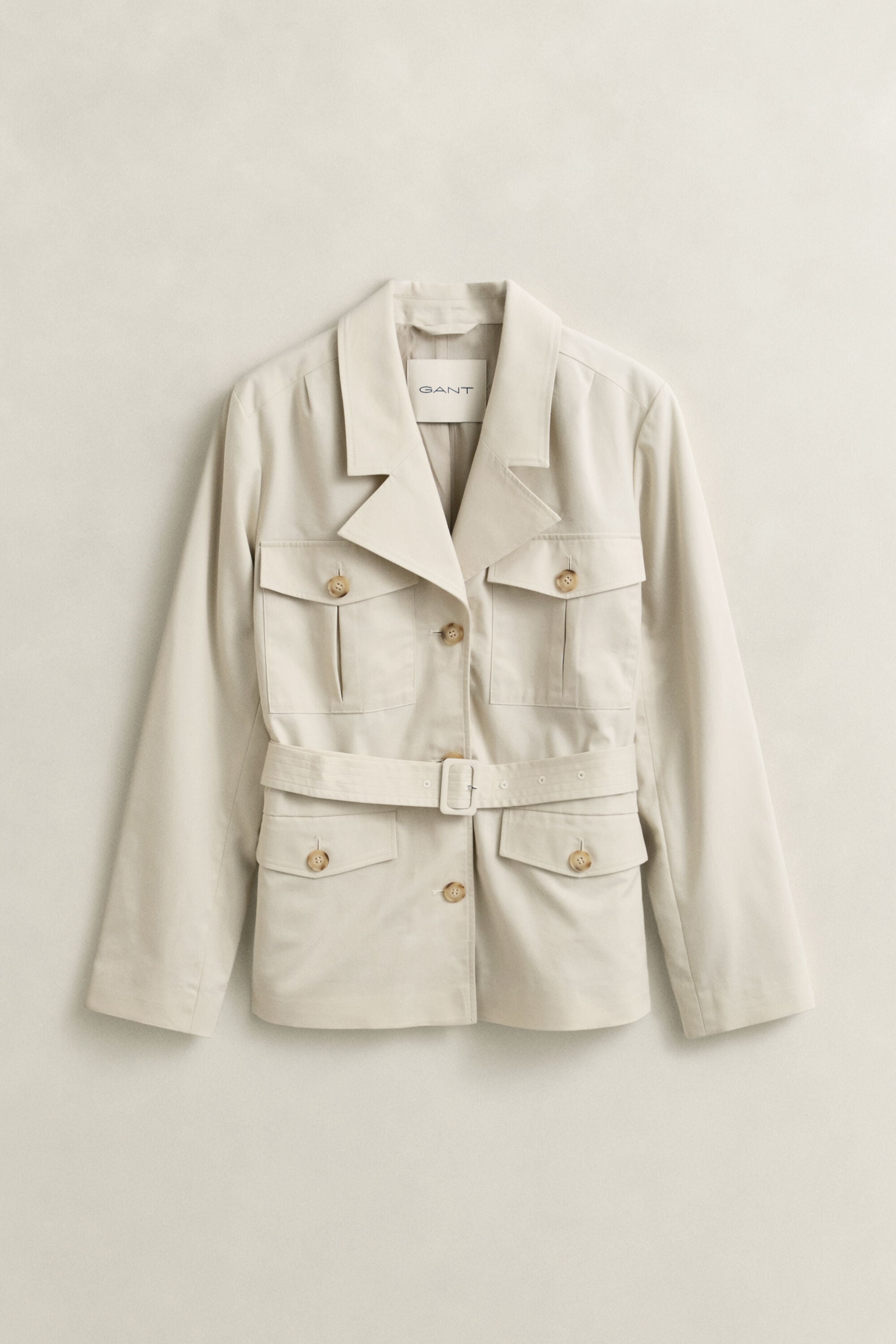 Veste style militaire avec ceinture