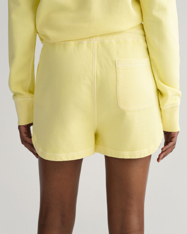 Short relaxed fit Sunfaded