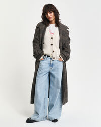 Cardigan col V &agrave; chevrons