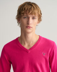 Pull col V en coton Classic