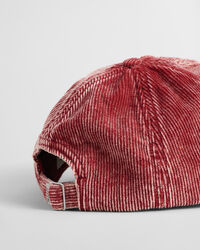 Casquette en velours côtelé délavé avec écusson G