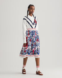 Jupe pliss&eacute;e Tiger Floral