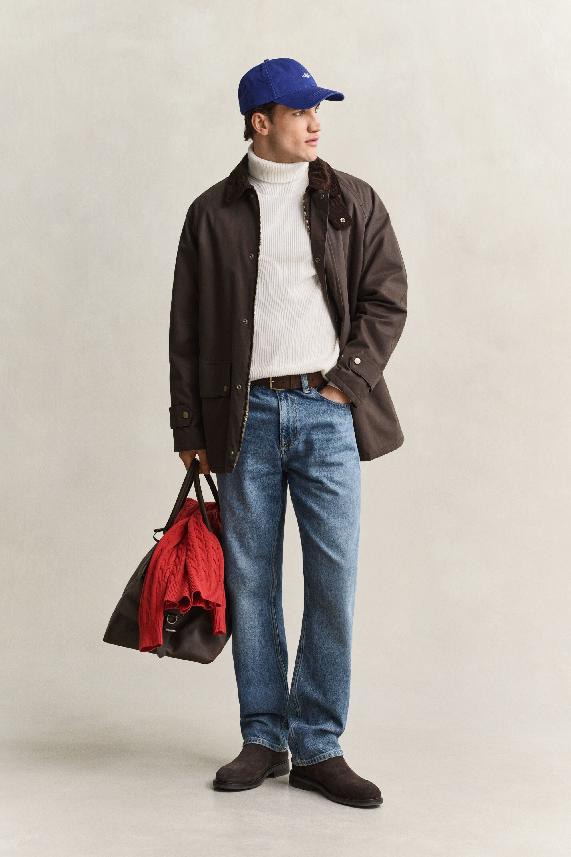 Veste cavalière cirée