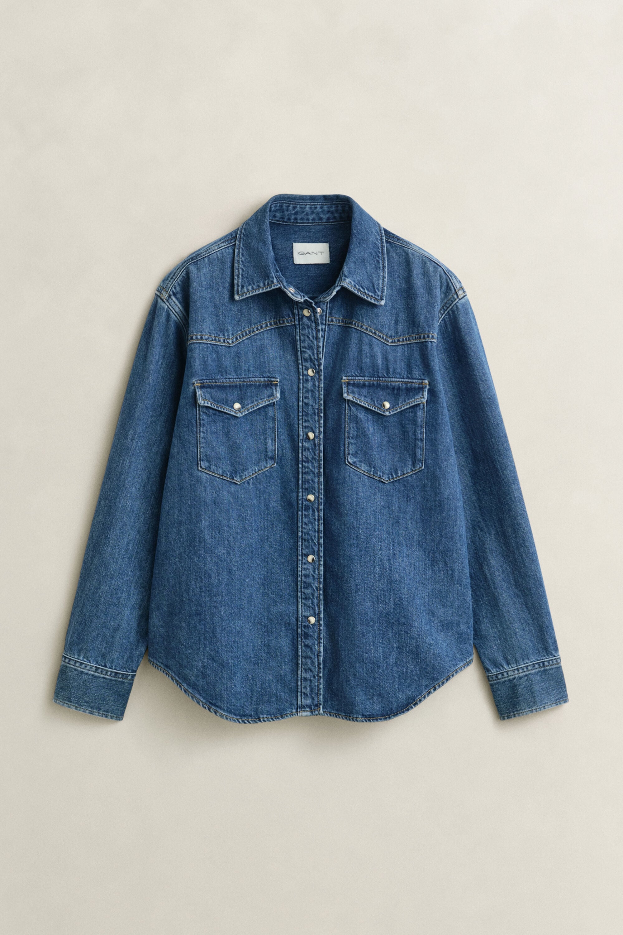 Chemise style ranger en denim