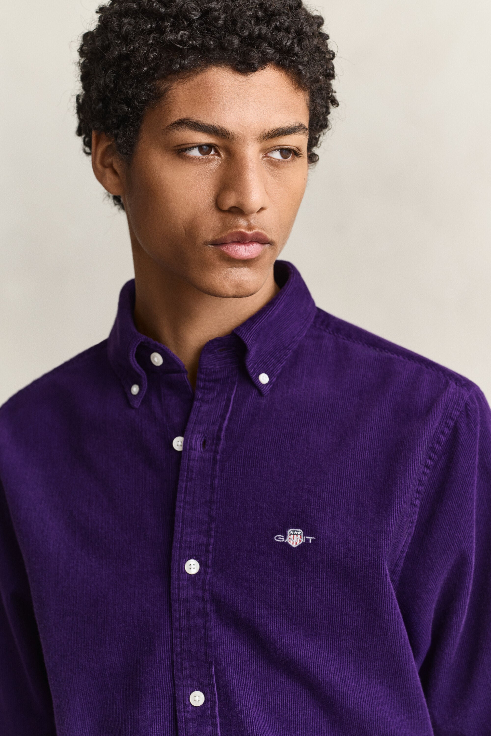 Chemise en velours côtelé