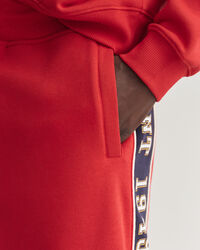 Pantalon de jogging &agrave; empi&egrave;cements lat&eacute;raux contrast&eacute;s