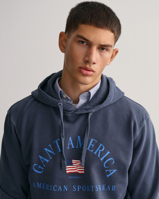 Sweat &agrave; capuche Sunfaded GANT USA