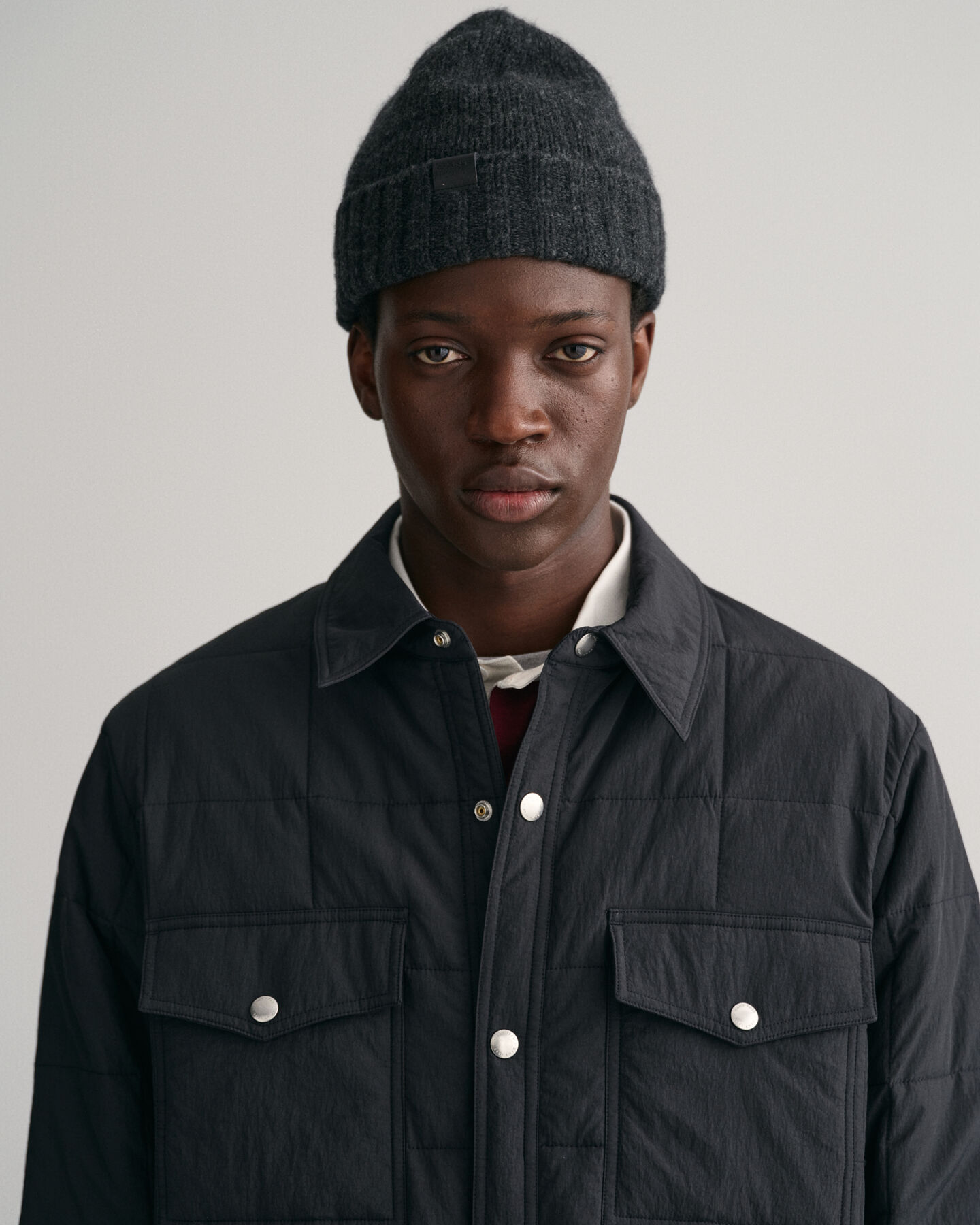 Veste-chemise matelass&eacute;e