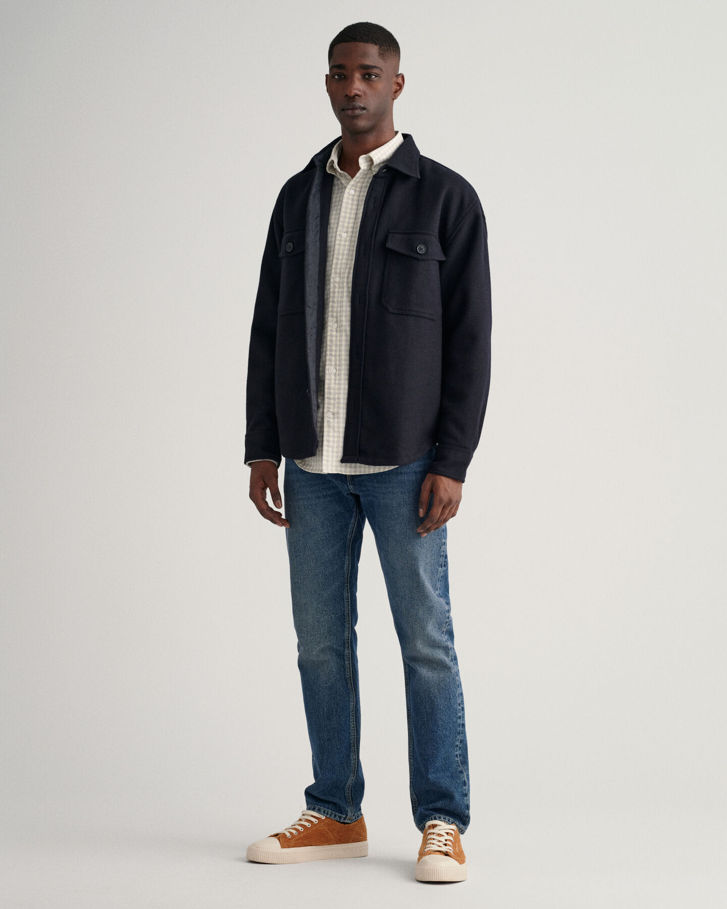 Chemise regular fit Jasp&eacute; Gingham