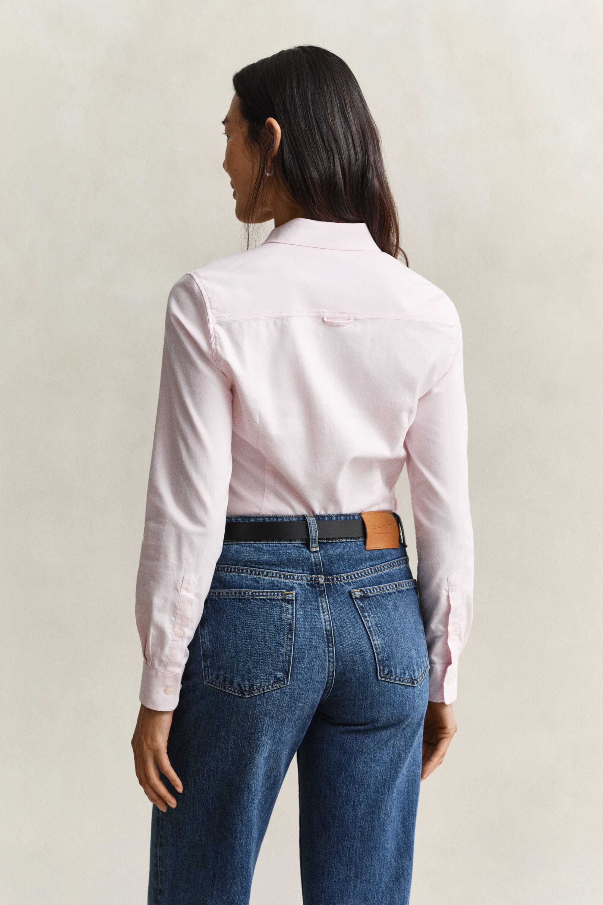 Chemise slim en coton Oxford classique extensible