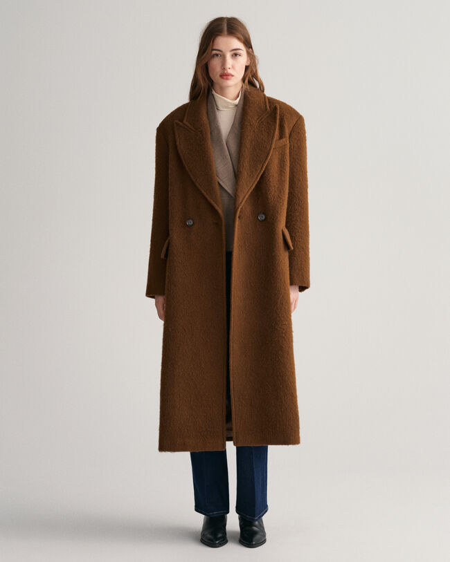 Manteau en laine mélangée