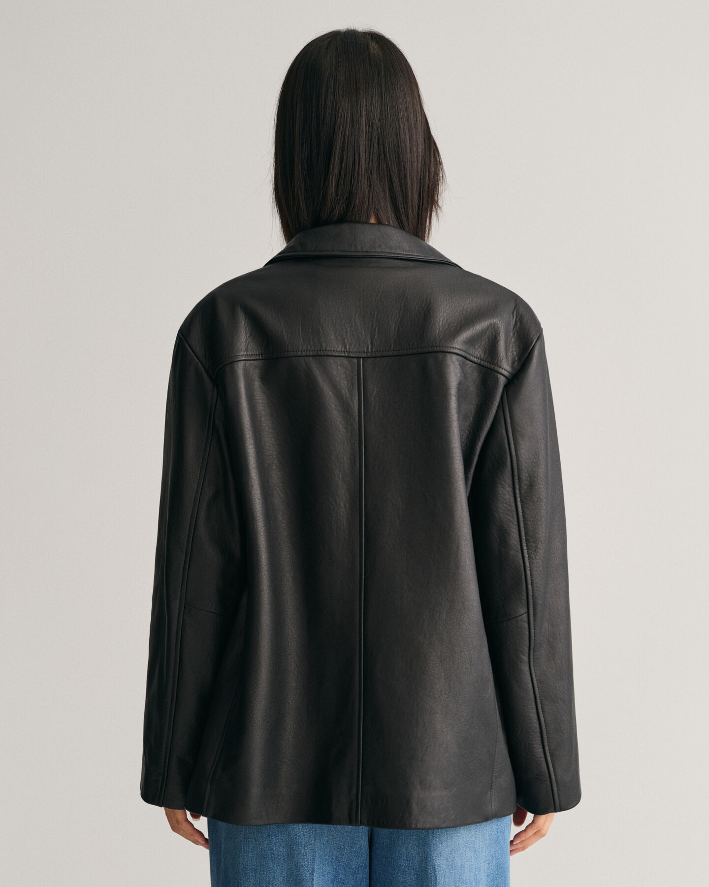 Veste blazer en cuir