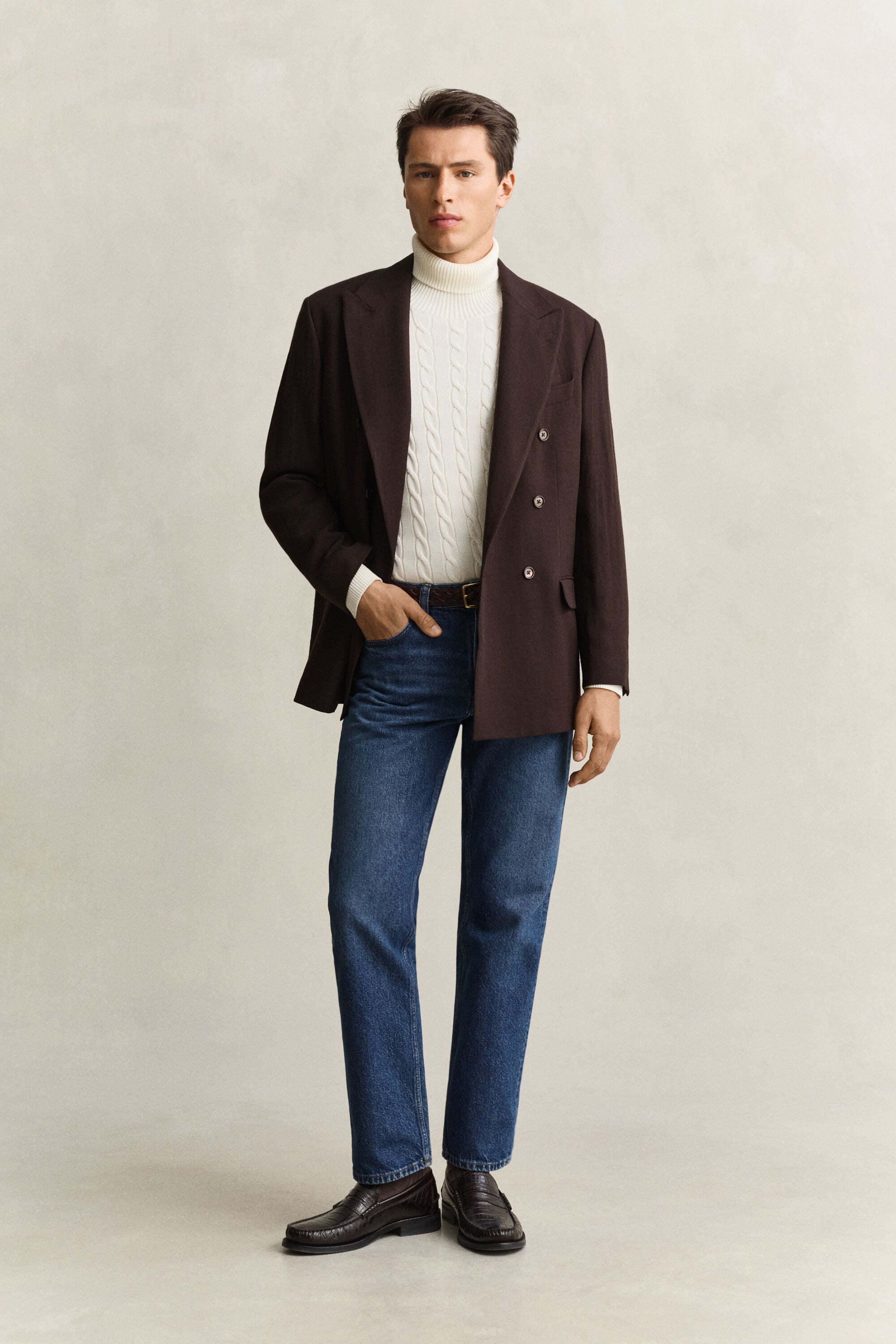 Veste de costume en laine