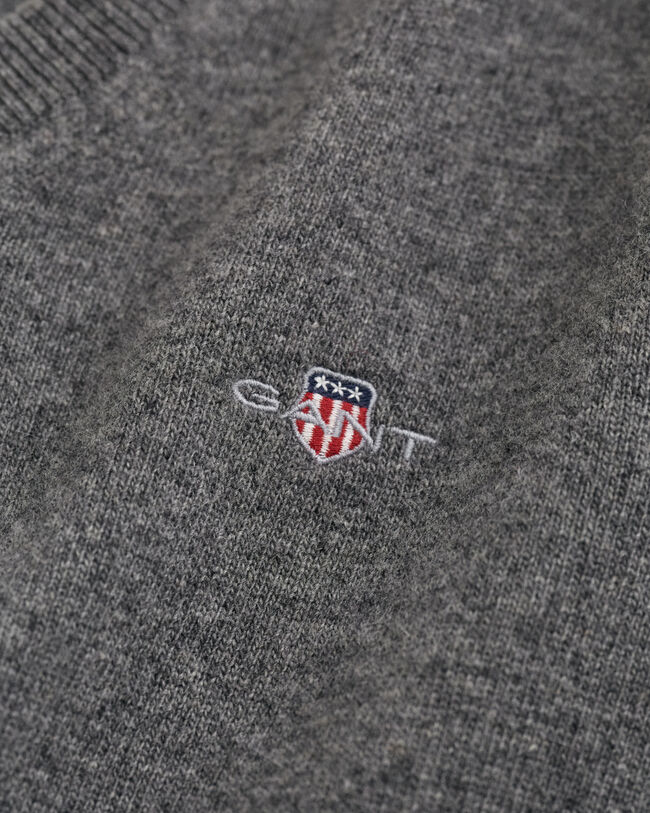 Pull col V en laine d'agneau ultrafine