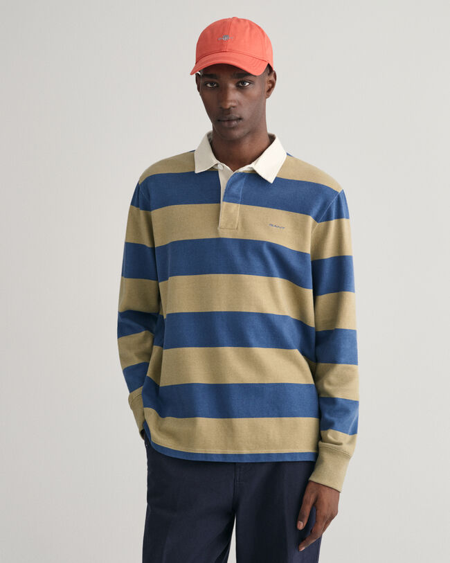 Heavy Rugger &agrave; rayures en colour-block