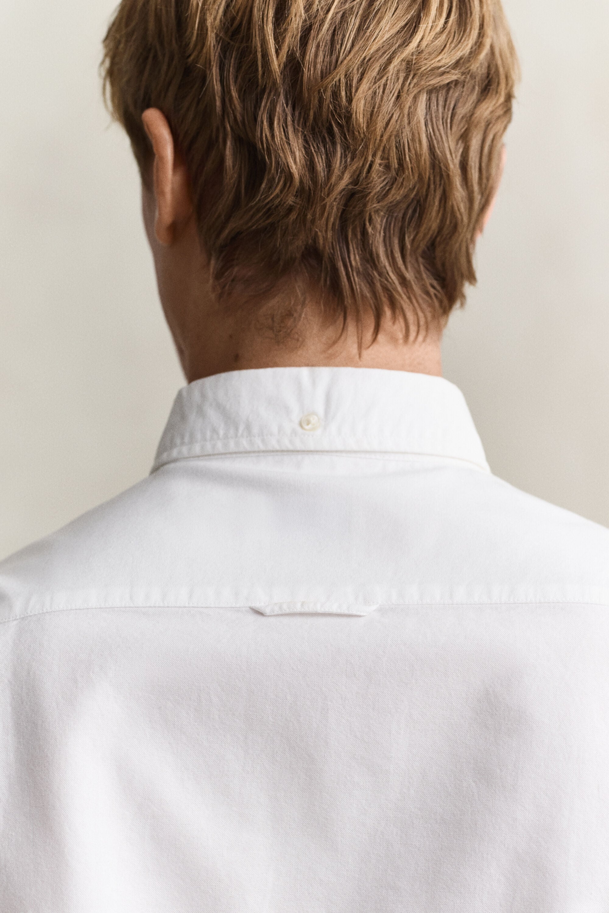 Chemise coupe slim en coton Oxford classique