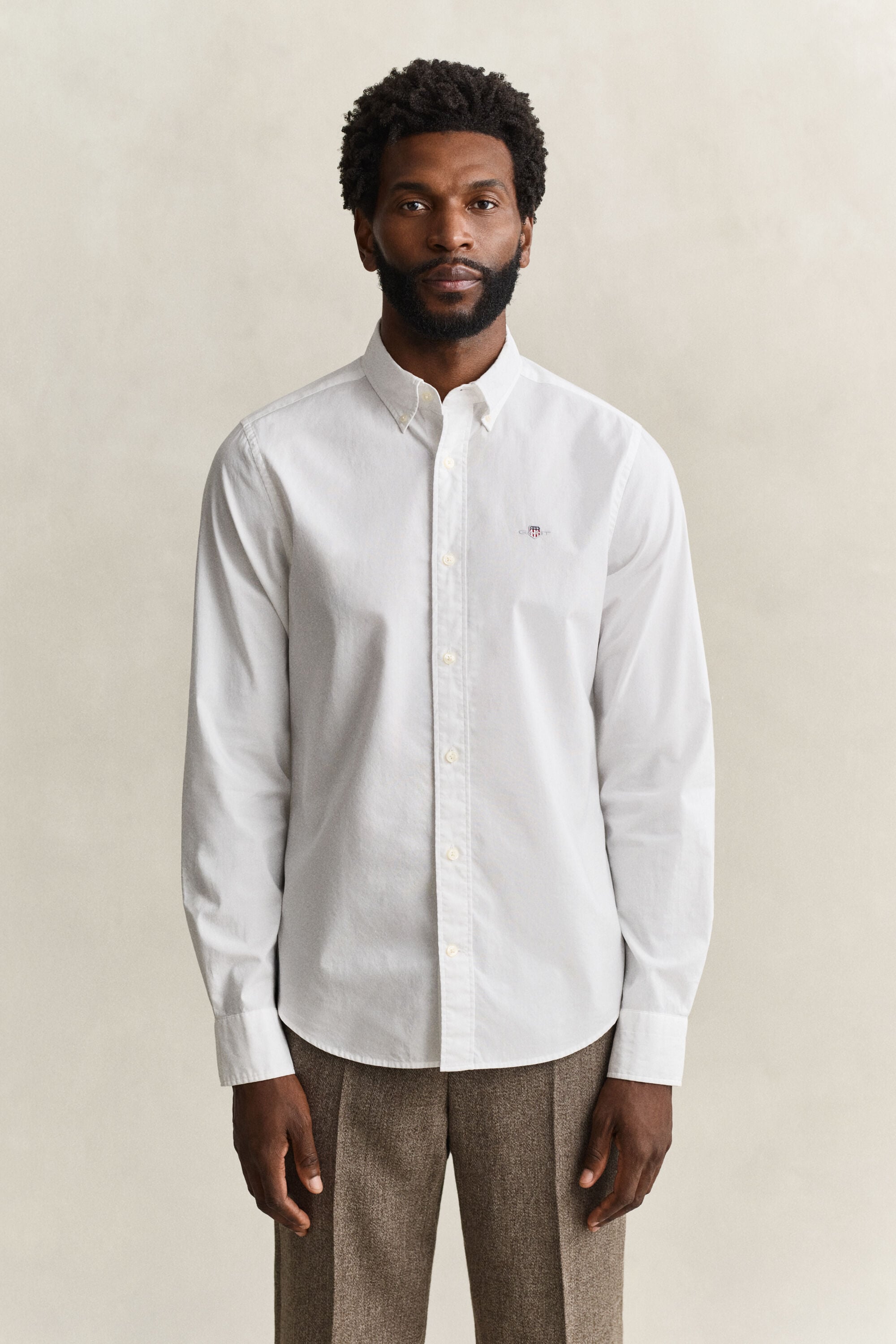 Chemise slim classique en popeline