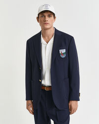 Veste coupe décontractée avec écusson Club Blazer