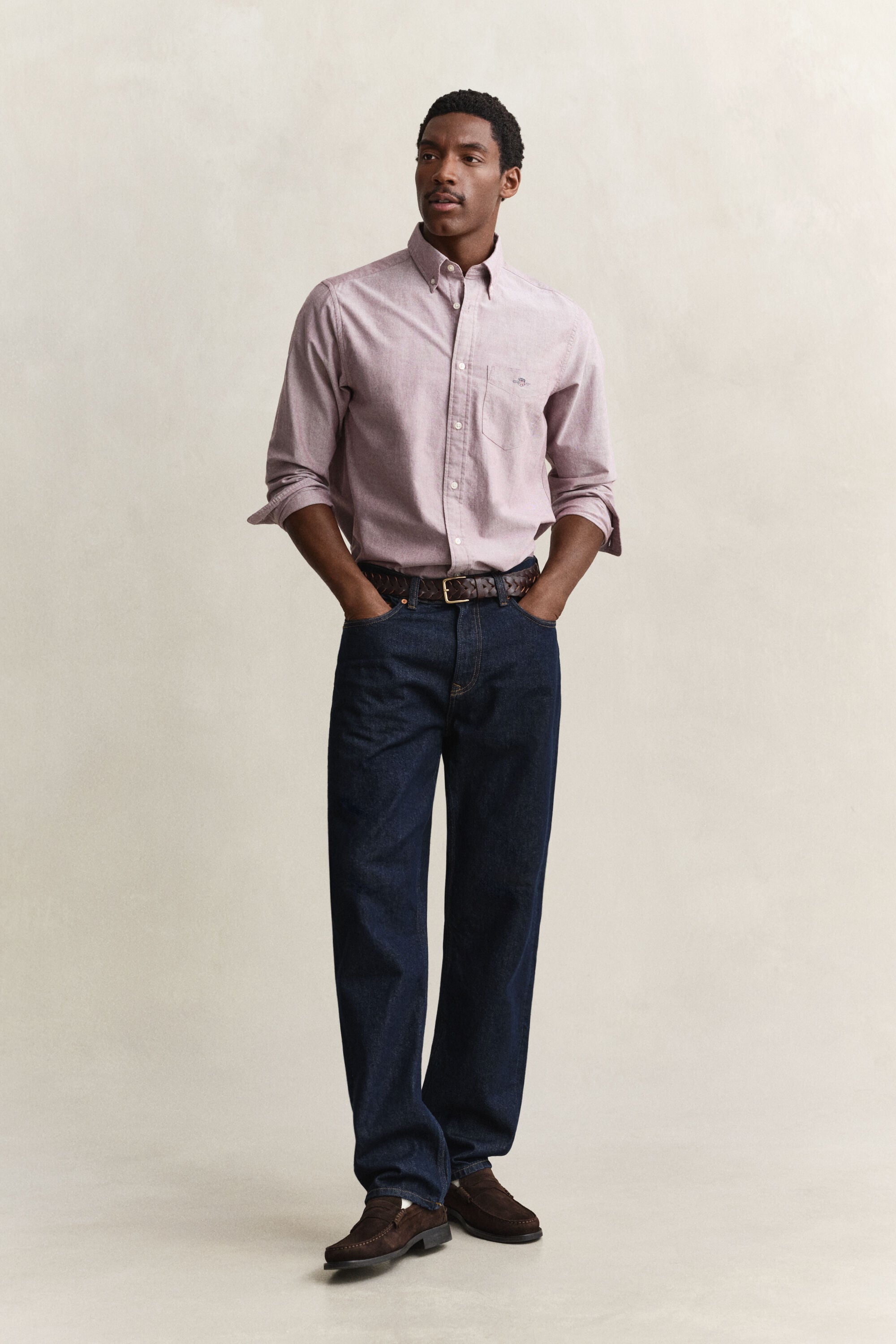 Chemise regular en coton Oxford classique