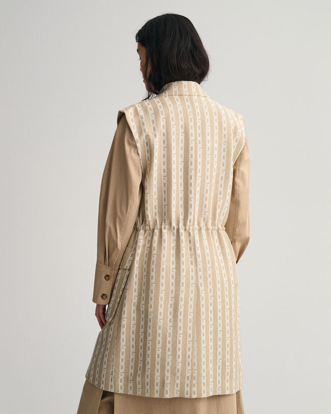 Gilet Chain Jacquard