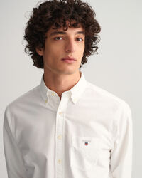 Chemise regular fit en coton Oxford