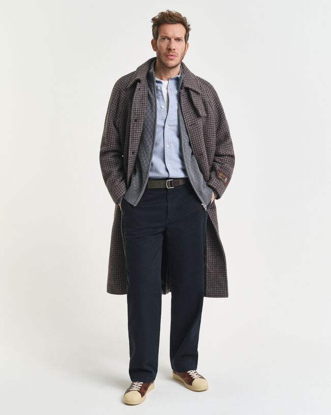 Pull zippé texturé