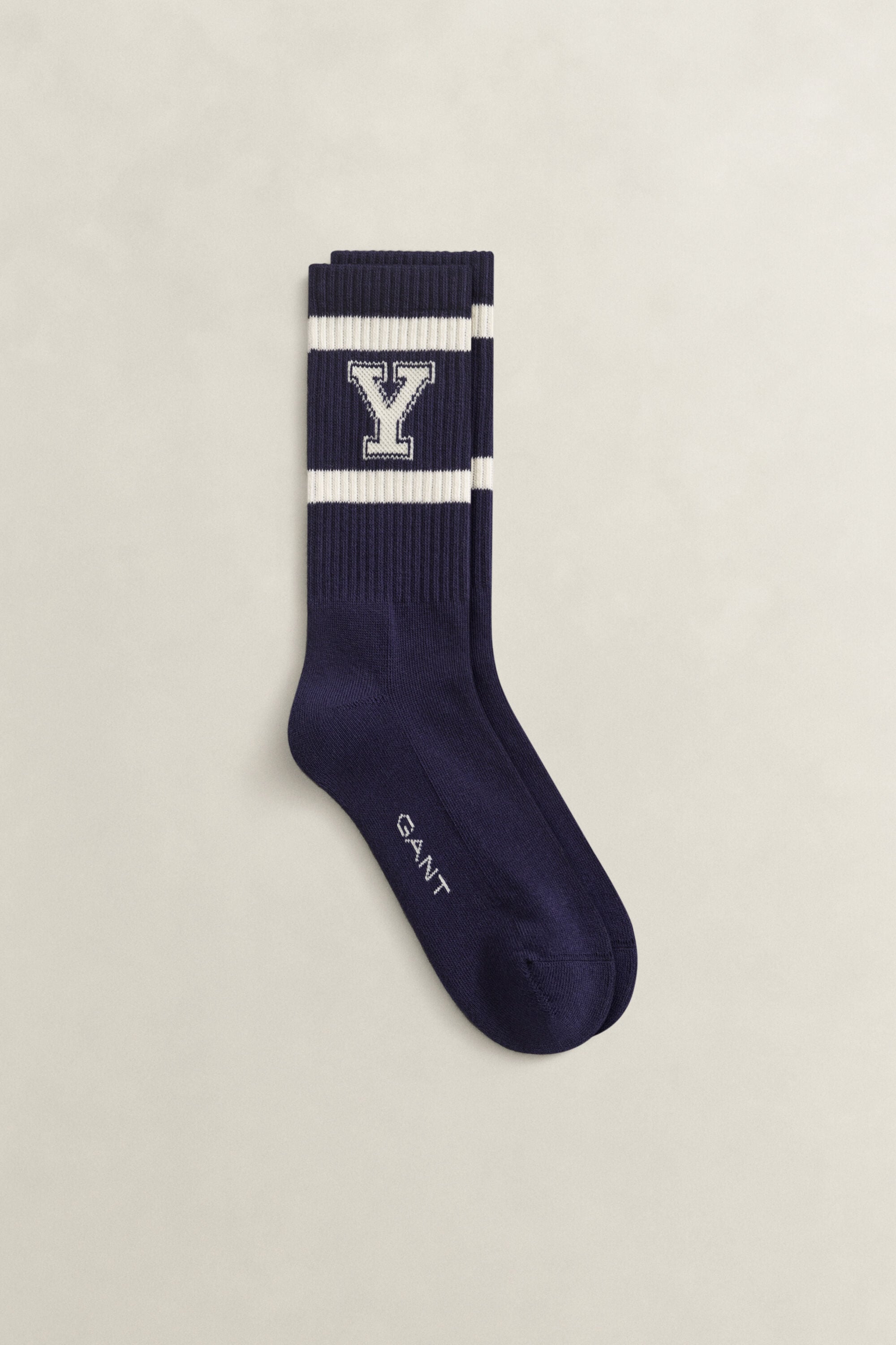 Chaussettes de sport côtelées Gant x Yale