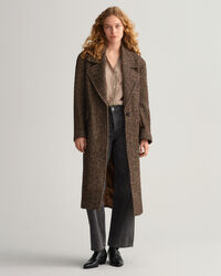 Chemisier en coton et soie &agrave; carreaux