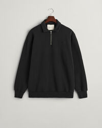 Sweat-shirt &agrave; demi-zip avec logo GANT