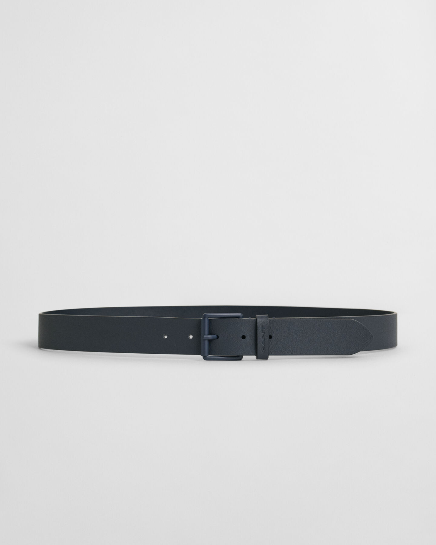 Ceinture en cuir avec boucle ton sur ton