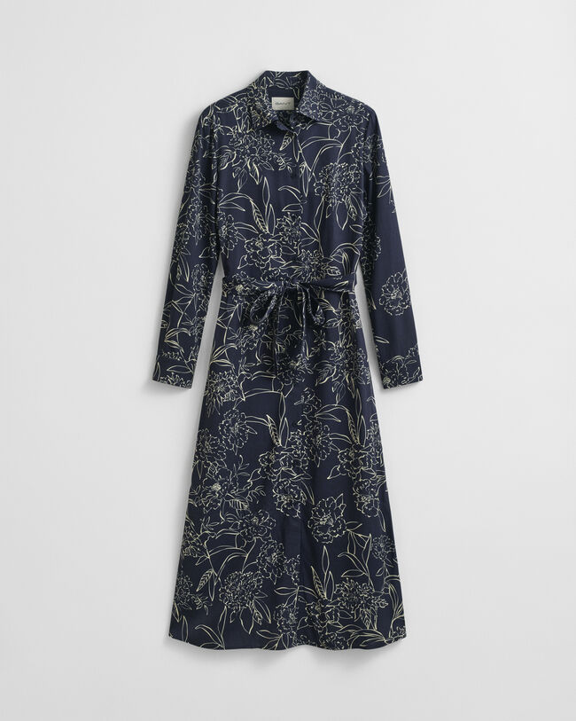 Robe-chemise à imprimé floral