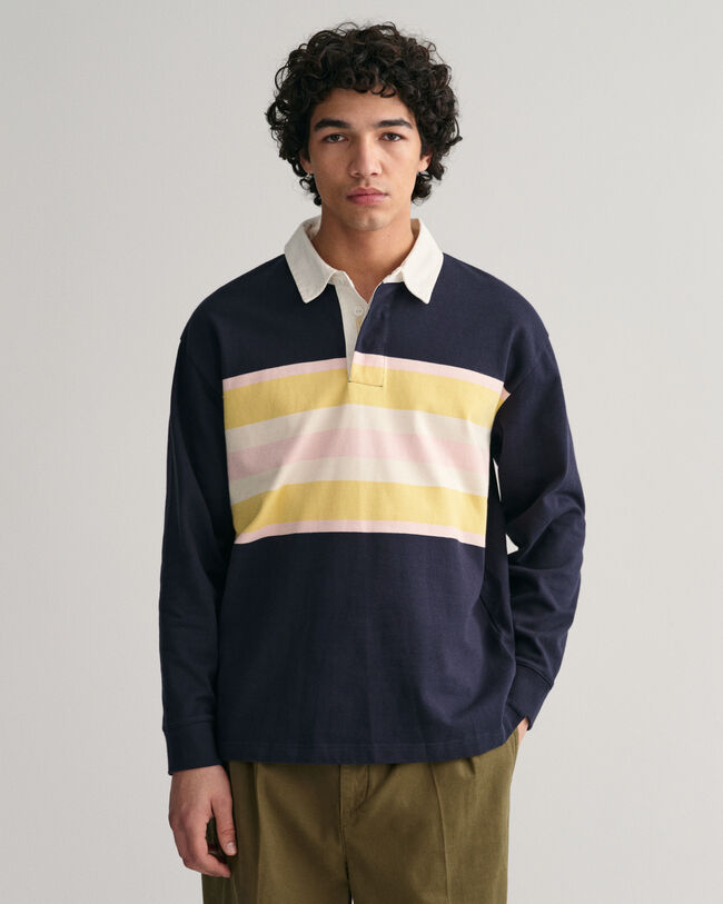 Polo Rugger en colour-block
