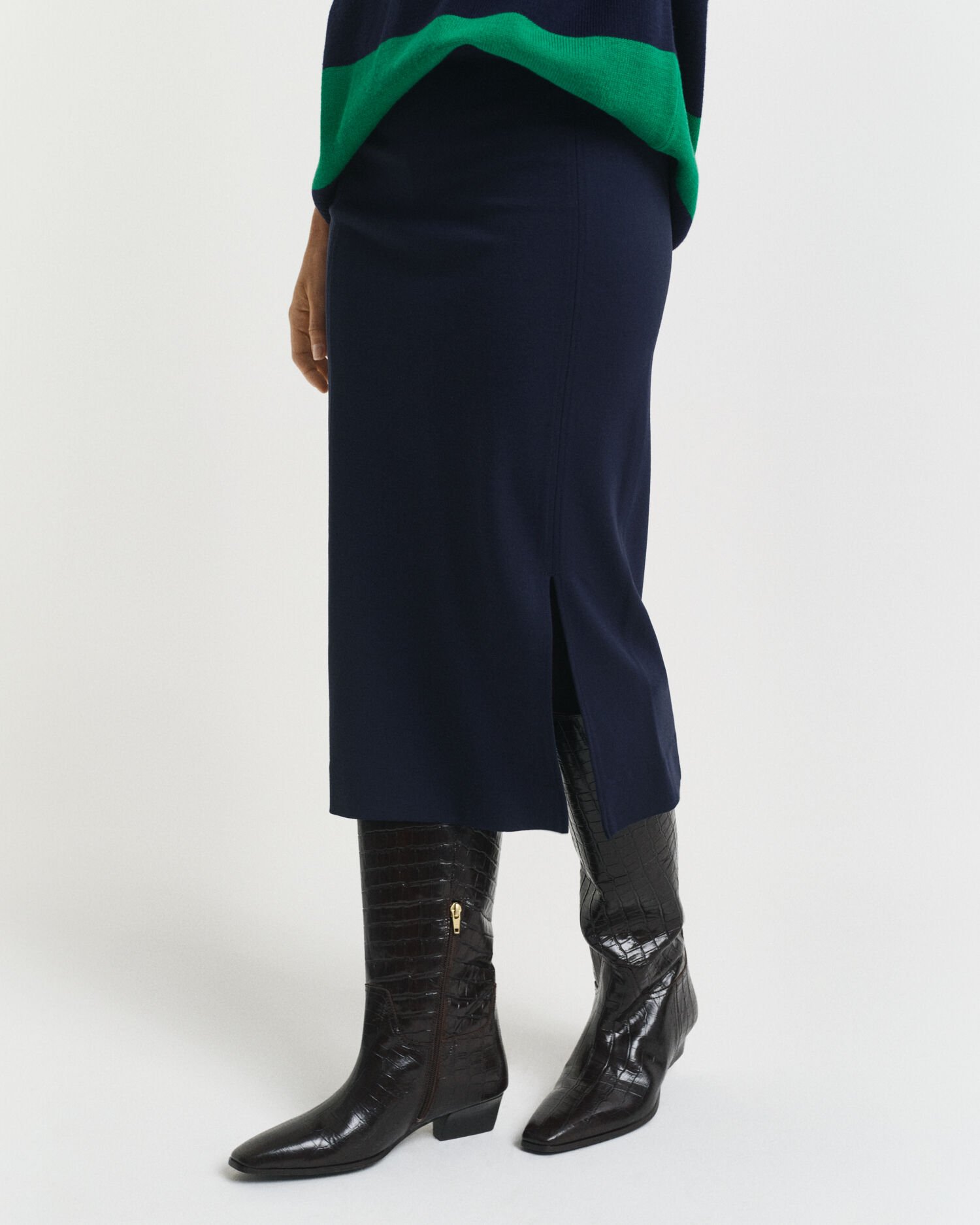 Jupe crayon en jersey