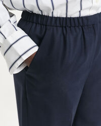 Pantalon à enfiler en laine mélangée