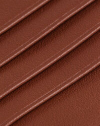 Porte-cartes zippé en cuir