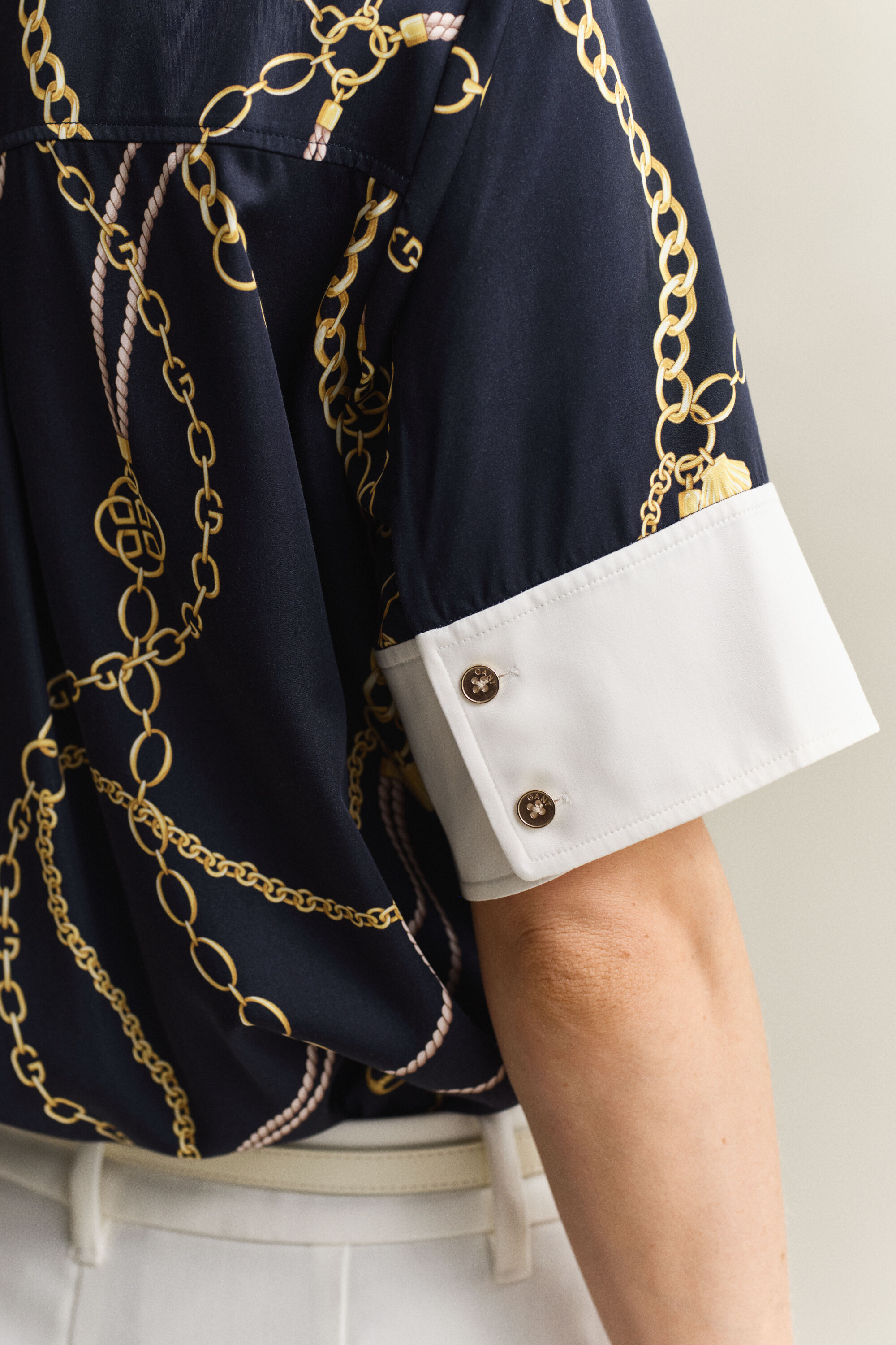 Chemisier de couleurs contrastées