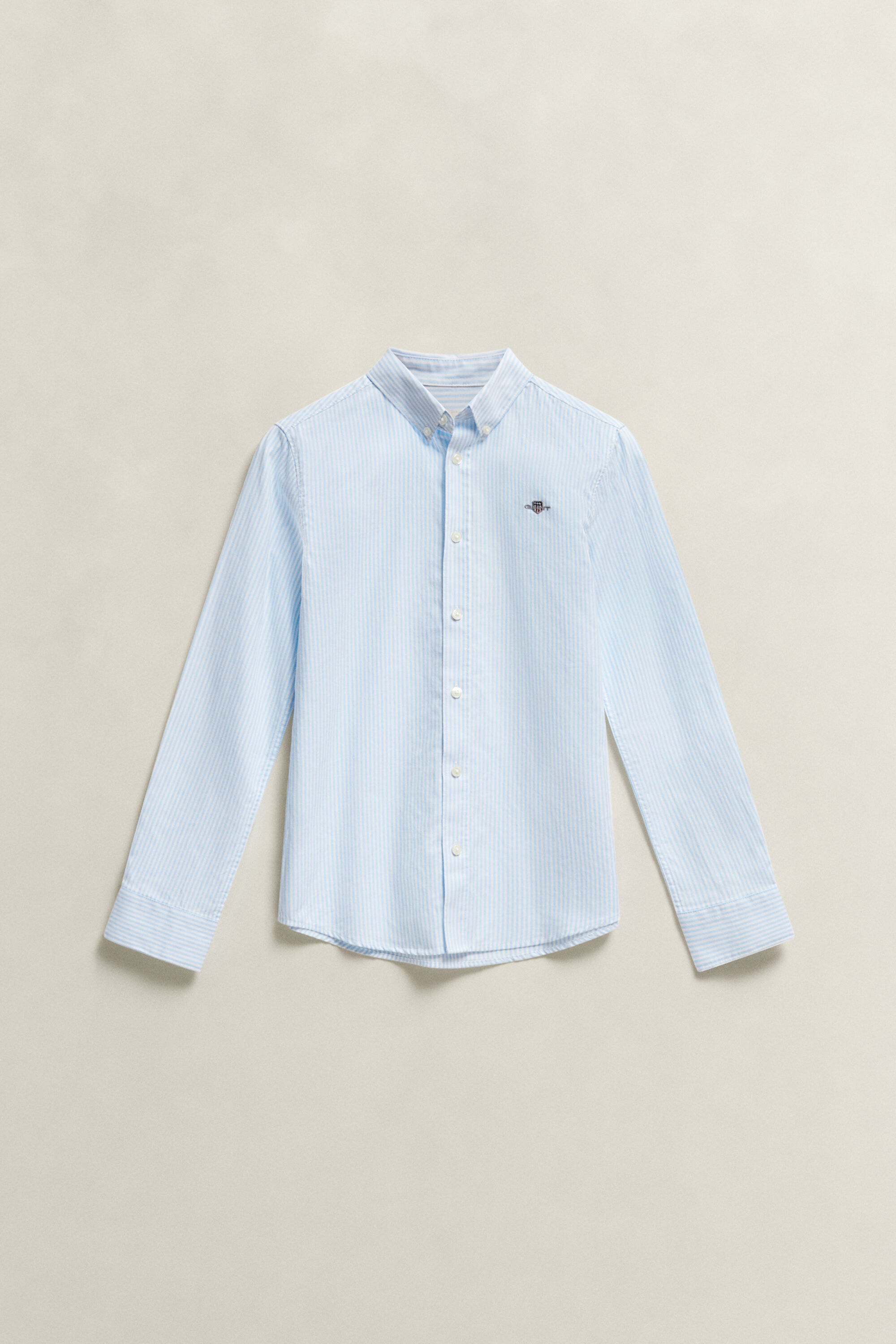 Chemise en coton Oxford à rayures Teen Boys